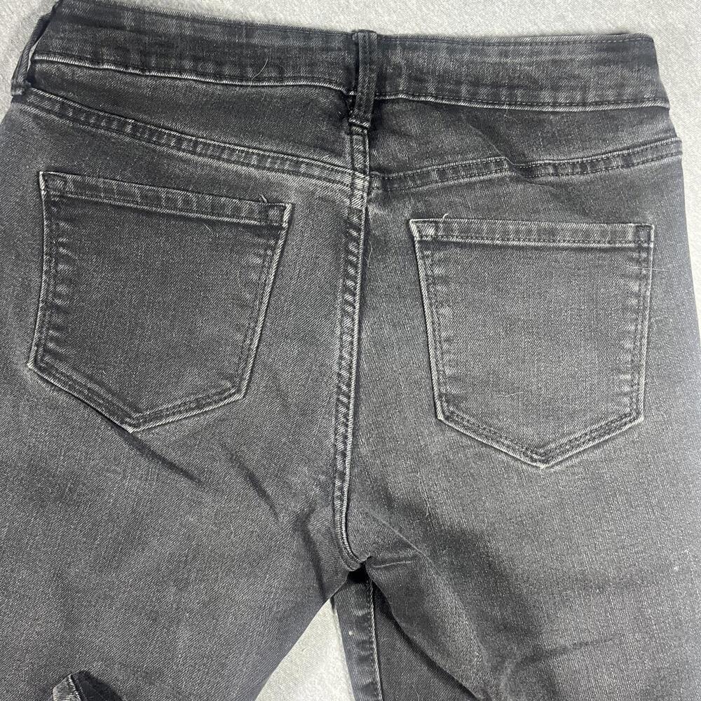 Old Navy Pop Icon Sizs 6 Skinny Black Ripped Jeans Womans pants Womans old navy - Picture 8 of 9